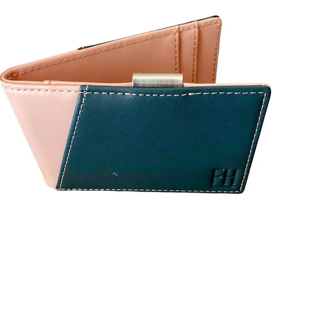 Leather Wallet Money Clip Forrest & Harold Signature Slim RFID NIB